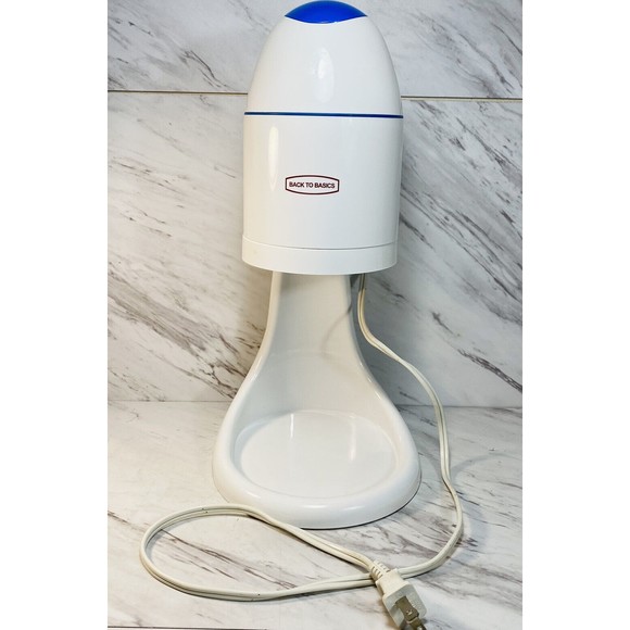 Back to Basics Hawaii Ice Snow Shredder Electric Shaver Blender Machine White - Picture 2 of 11